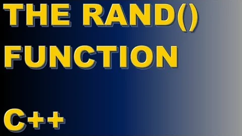 The rand() Function (C++)