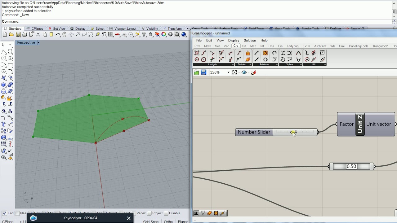 Rhino Grasshopper tutorial 38 - YouTube