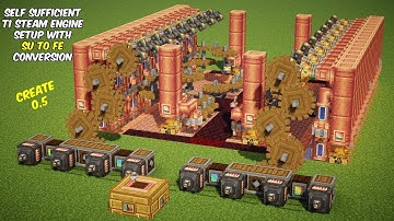 Self Sufficient T1 STEAM ENGINE Tutorial  - SU to FE PowerPlant - Create 0.5