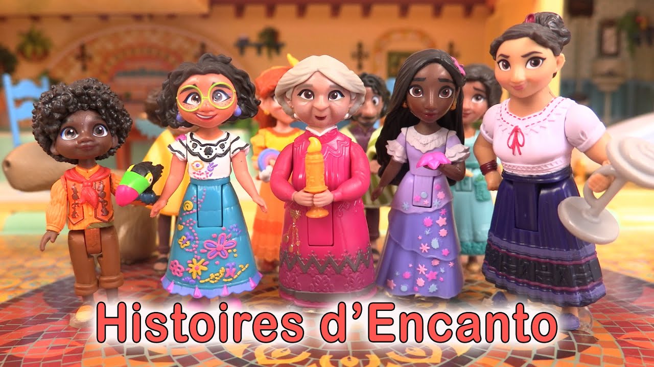 Famille Encanto 3 Histoires de Jouets (Supermarché, Maison et Cuisine) 