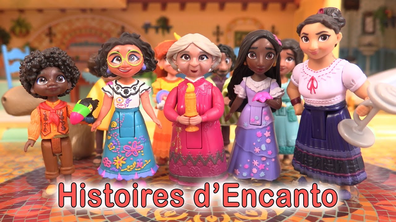 Famille Encanto 3 Histoires de Jouets (Supermarché, Maison et Cuisine)