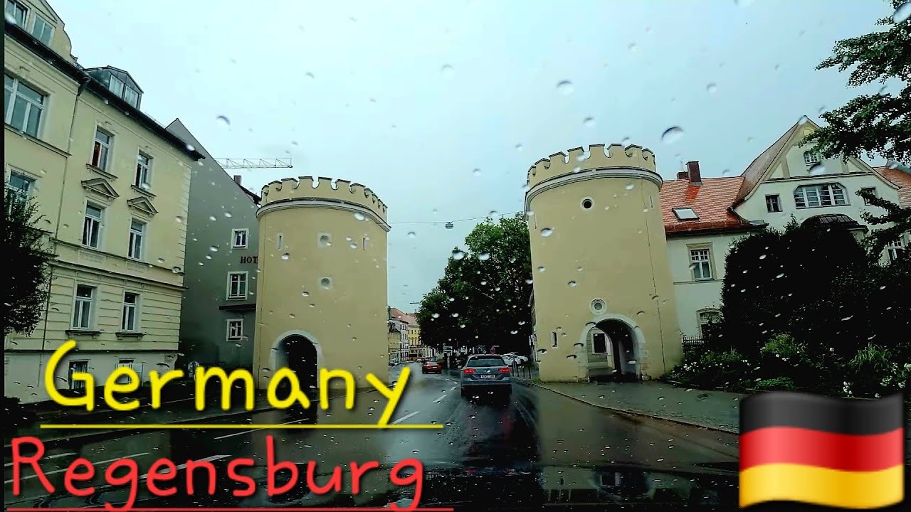 Regensburg Germany 🇩🇪 4K Drive