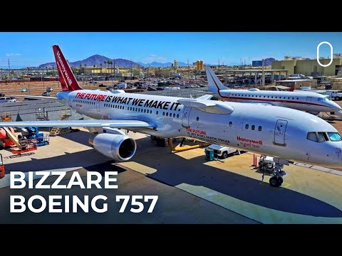 A Look At Honeywell’s Bizarre Boeing 757 Flight Test Aircraft