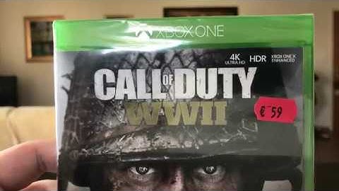 CALL OF DUTY WWII UNBOXING (XB1)