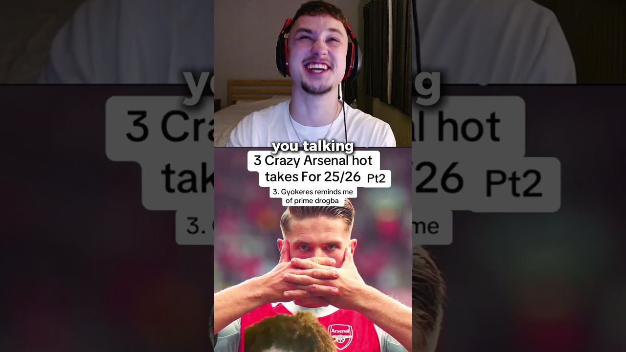 The craziest take I've ever seen from an Arsenal fan 😂