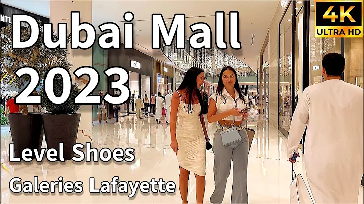 Dubai Mall 🇦🇪 Fashion Avenue, Level Shoes, Galeries Lafayette [ 4K ] Walking Tour