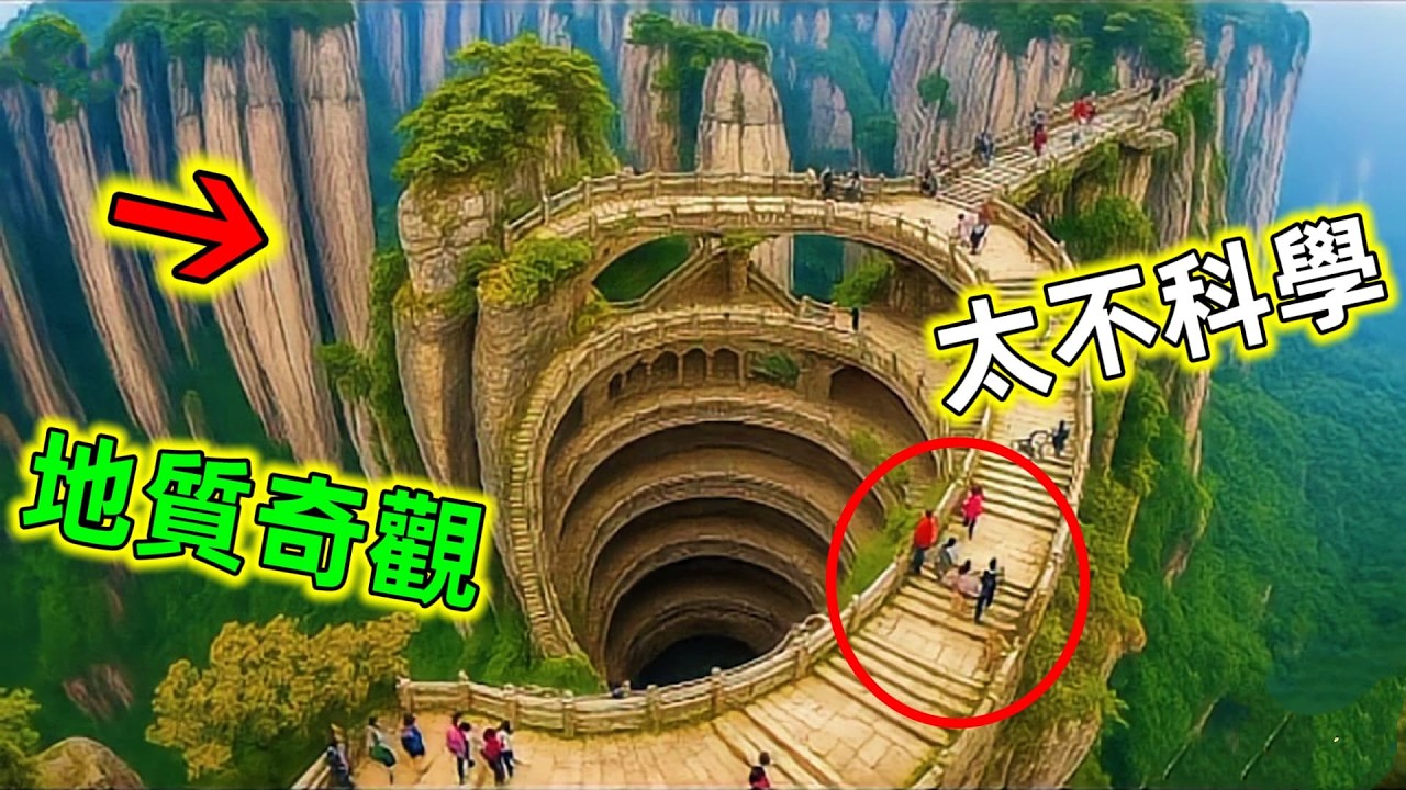 這些罕見的地質奇觀實在太不可思議了，簡直會讓你懷疑你的眼睛！#地質奇觀 #地質 #地質奇跡 #自然奇觀 #大自然 #世界之最 #老王看世界
