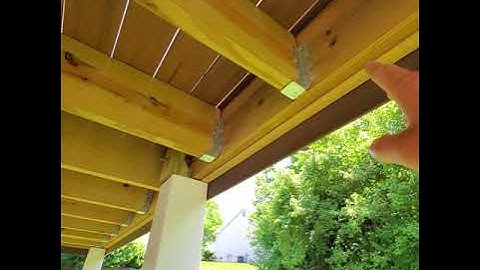 Home Inspector Finds a VERY WELL BUILT Deck