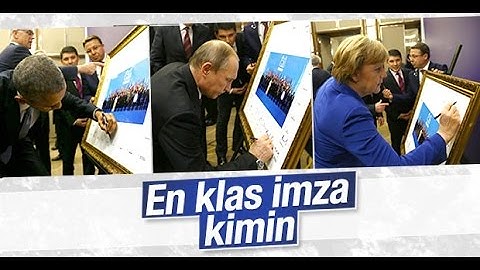 Dünyanın kaderini belirleyen o imzalar...!