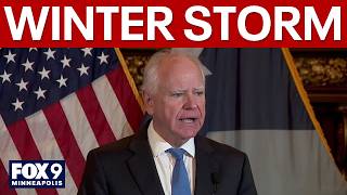 Winter storm: Walz authorizes National Guard, airport cancelations