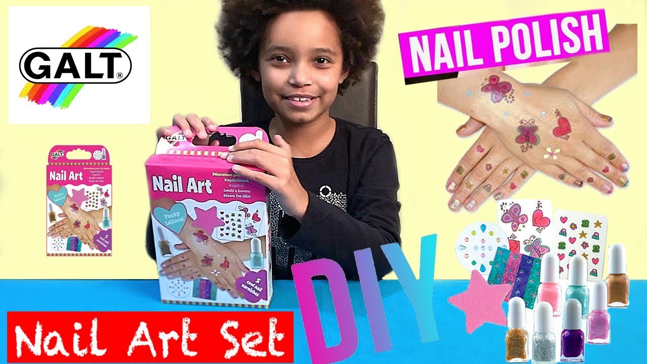 Galt Toys Nail Art Kit and Sparkles FANTASTICA YouTube