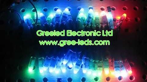 WS2801 digital rgb led pixel .avi