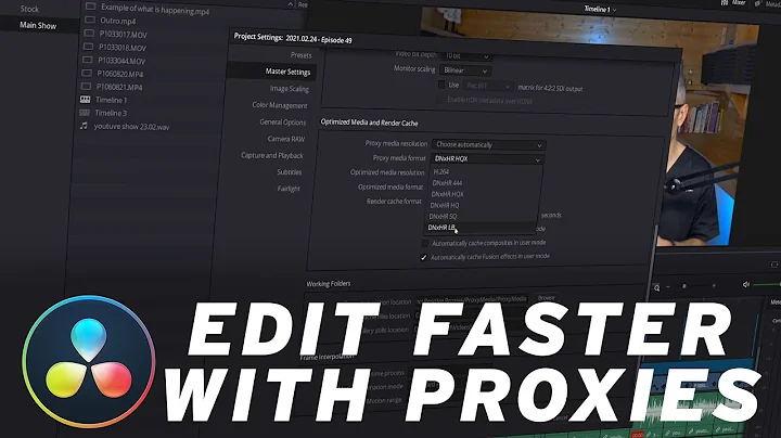 HOW TO CREATE PROXIES - Faster Editing in DaVinci Resolve 17 [Beginner Tutorial]