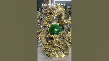 Rồng ôm châu #đồđồngnguyễnnghi #phongthuy #đồđồngxưa #trendingshorts