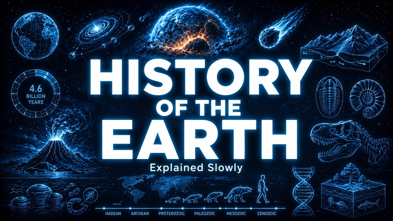 The Entire History Of The Earth Explained Slowly (For Sleep)