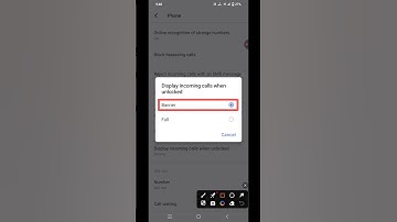 Display incoming calls when unlocked | display incoming call banner setting #shortsfeed #shorts