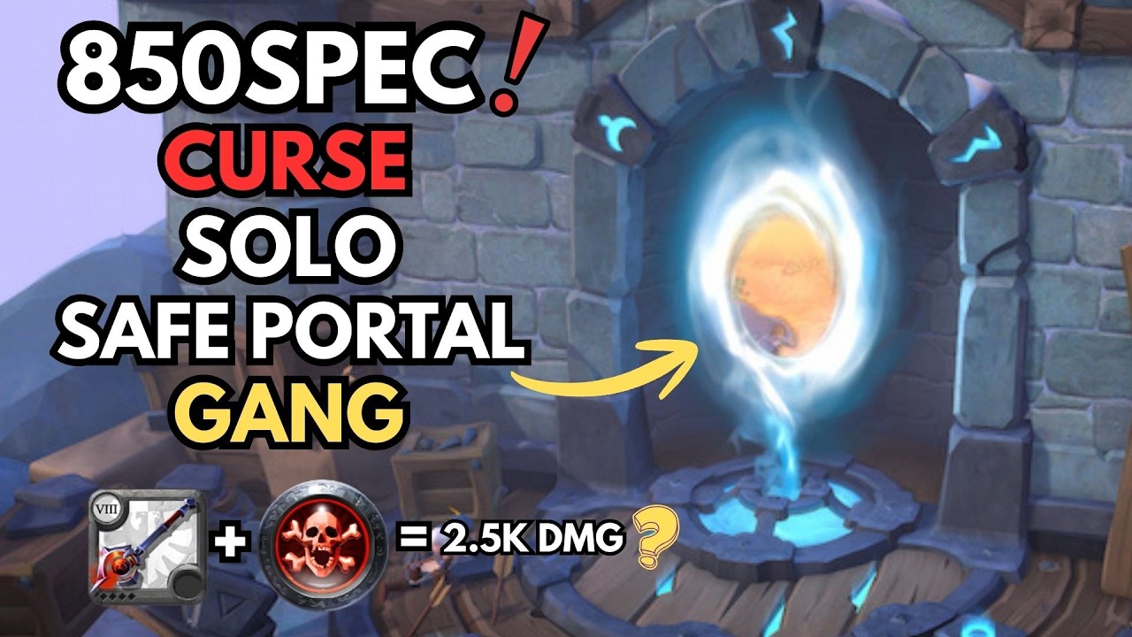 Albion Online - Curse ile Solo Safe Portal GANG (Solo Serisi #11)