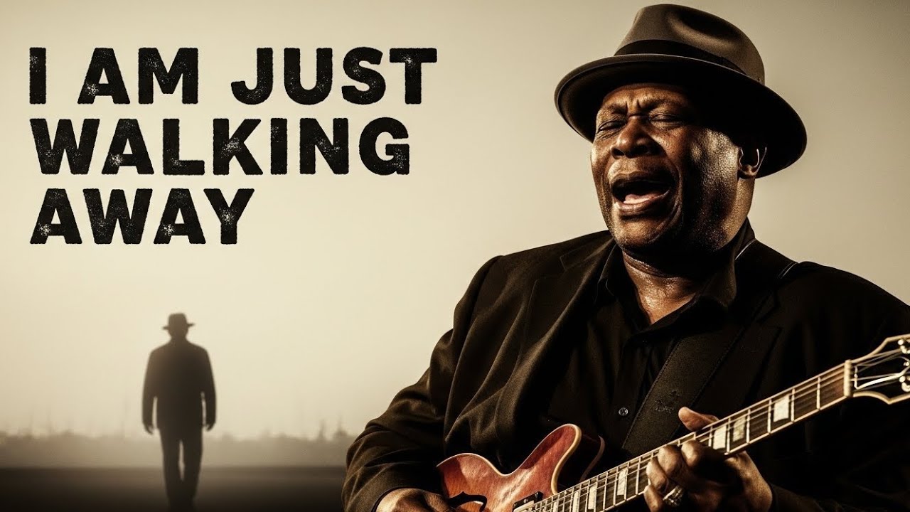 🎸B.B King's Inspired Blues Reborn - I Am Just Walking Away |Deep Gospel Blues Worship (Lyrics video)