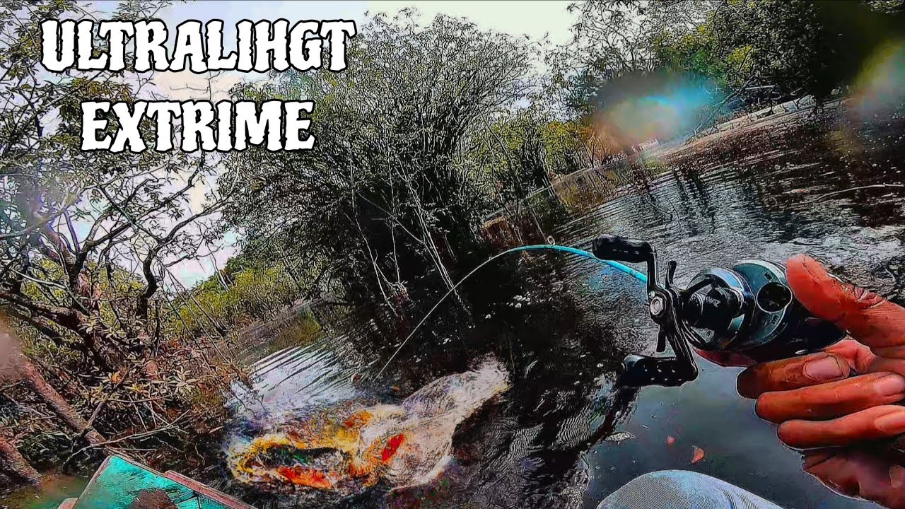 ULTRALIGHT FISHING ‼️ ROD 5 LB PAKSA LAWAN GANAS TOMAN FLOWER DANAU