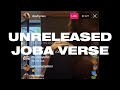Joba Verse From Unreleased Blood Orange Song