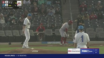 Trey Cabbage hits a walk-off grand slam in Trash Pandas 6-2 win over Lookouts