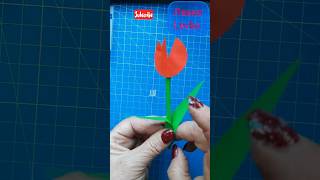 Як зробити тюльпан з паперу - How To Make a Paper Tulip Flower - Easy #DIY
