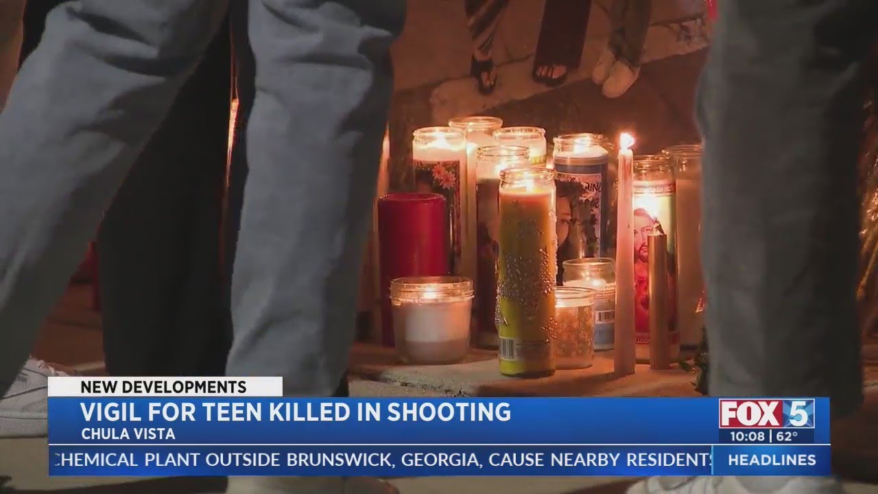 Vigil For Teen Killed In Shooting - YouTube