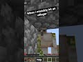 When i mistakly hit an villager 😂