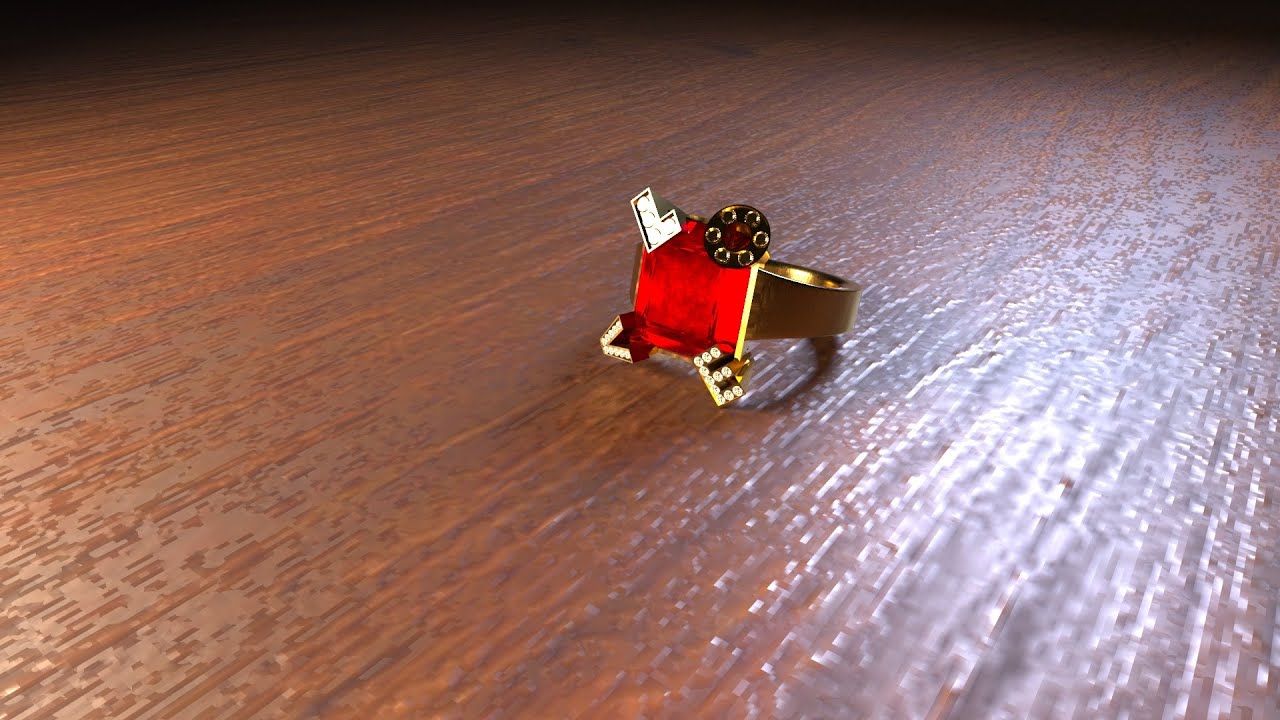 Моделирование ювелирных изделий в 3D MAX -Кольцо #2 /3D Modeling Jewelry MAX-Ring#2(Speed Modeling)