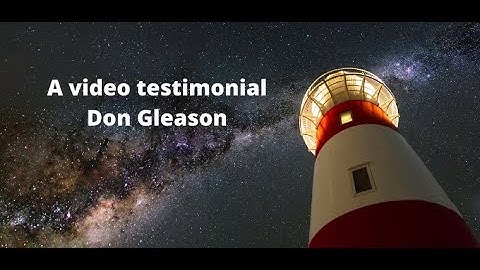 A LinkedIn video endorsement -- Don Gleason