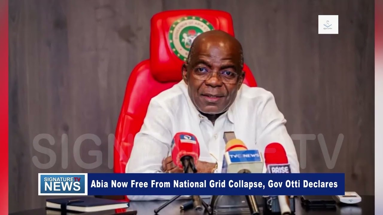 Abia Now Free From National Grid Collapse, Gov Otti Declares