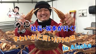 【かに本舗】 社長・坂本が行く！ ズワイがに買い付けの旅 in アラスカ