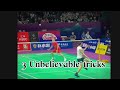 Lee zii jia performed 3 unbelievable tricks against lee cheuk yiu at thomas cups 2024
