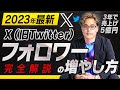 【完全解説】最新のX(旧Twitter)フォロワーの増やし方