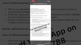 MES 83 ENGLISH MEDIUM SOLVED ASSIGNMENT 2023-24 FOR PDF WHATSAPP ON 9354372788