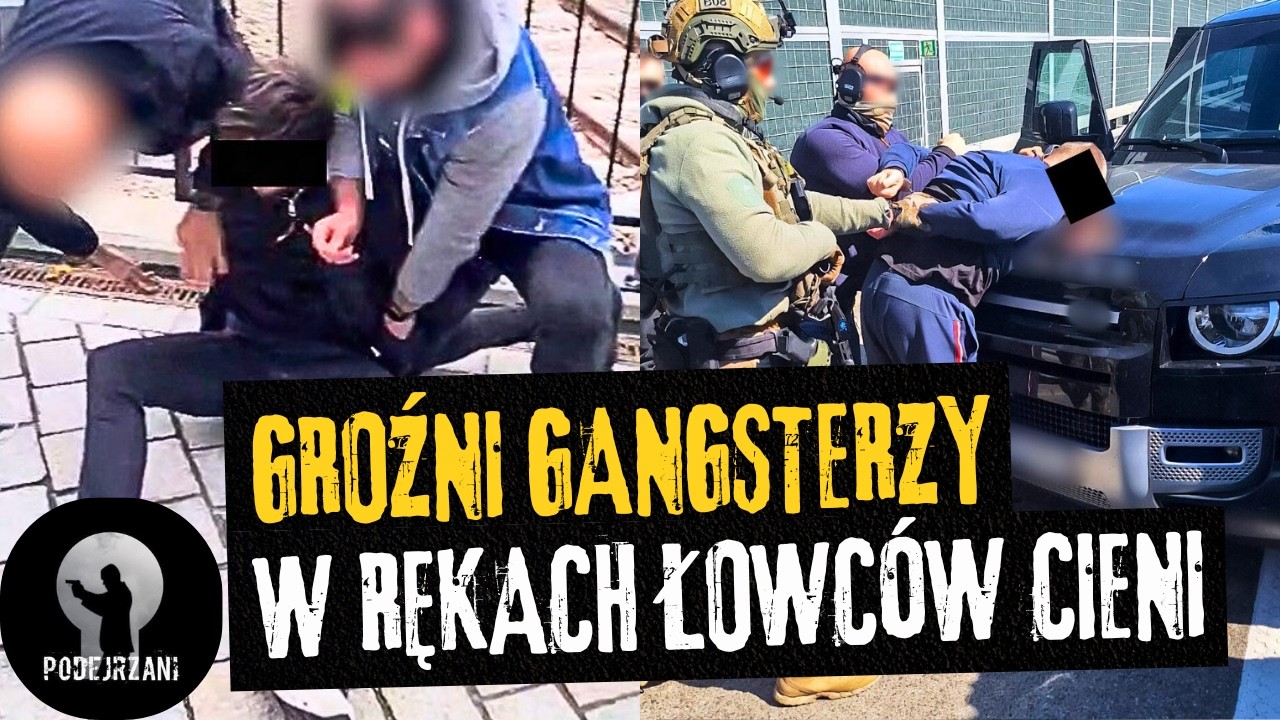 Ci gangsterzy dali się złapać policji!