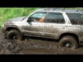 Two 4Runners in mud