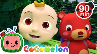 Bear Went Over The Mountain 🐻🗻 | Cocomelon 🍉 | 🔤 Subtitled Sing Along 🔤 | Cartoons For Kids