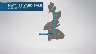 Longest yard sale on Highway 127 continues amid pandemic