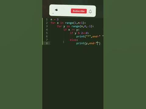 #45 Python Symbol pattern #shorts #python #pattern #pythonprogramming ...