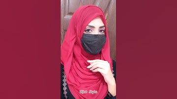 Simple Summer Hijab Style 2023||Easy Summer Hijab tutorial for School 2023 #youtubeshorts #shorts