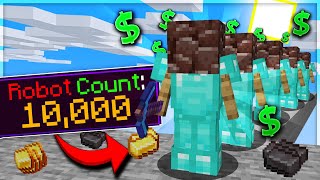 I BROKE THE GAME WITH THE RAREST ROBOTS! | Minecraft Prisons