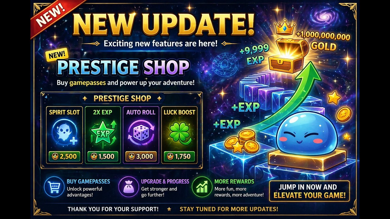ROBLOX [PRESTIGE SHOP] Tensura: Incremental NEW UPDATE!! GUIDE!! - YouTube