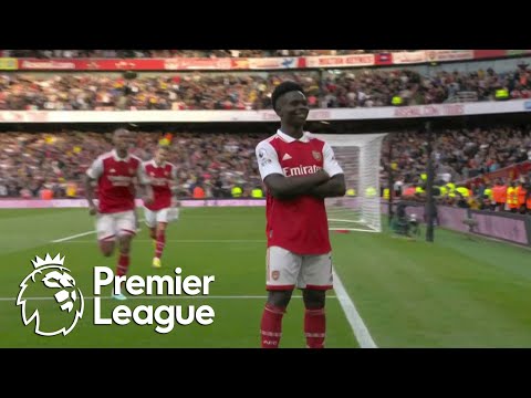 Bukayo Saka puts Arsenal back in front just before half | Premier League | NBC Sports