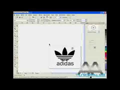 como hacer logo de adidas! COREL DRAW - YouTube