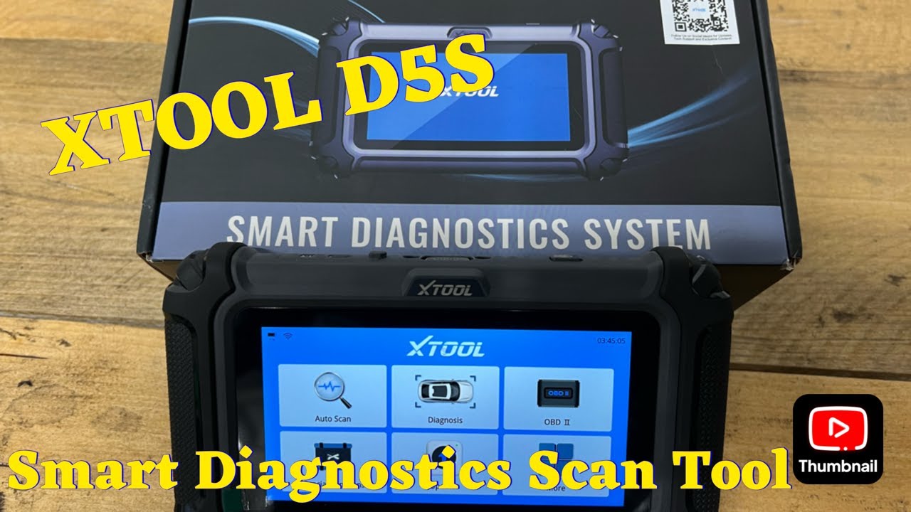XTOOL D5S SMART DIAGNOSTICS SCAN TOOL - YouTube