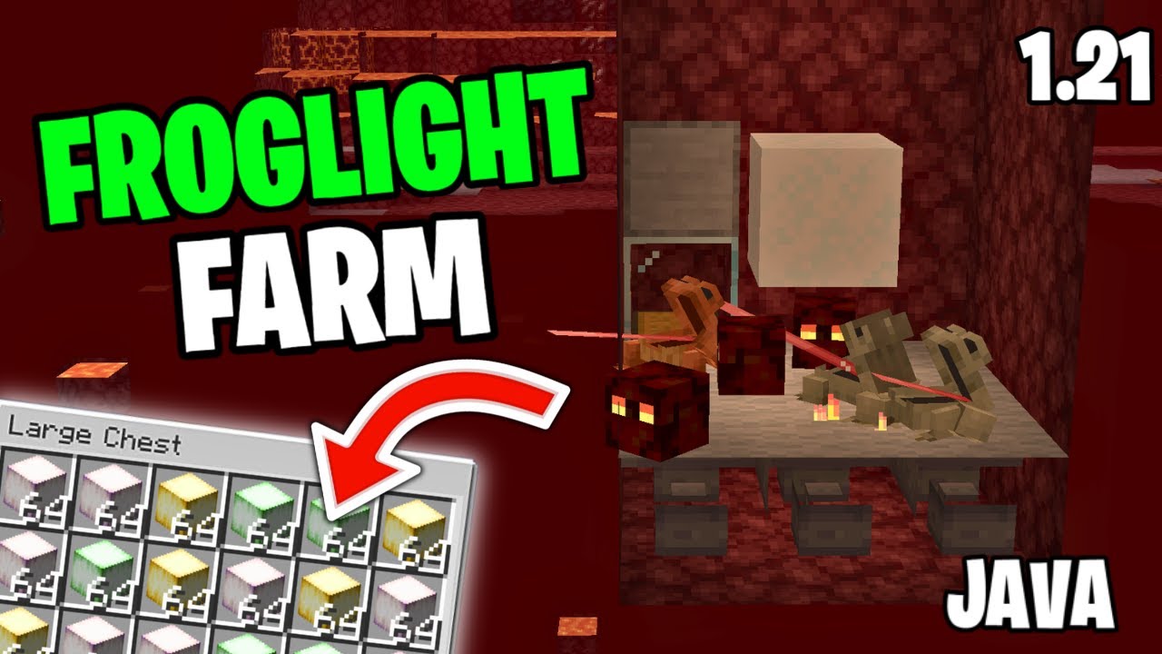 Easy Froglight Farm 1.21 Minecraft Java - YouTube