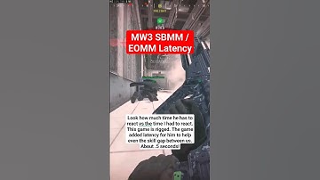 SBMM Latency #mw3 #sbmm #eomm full video in description