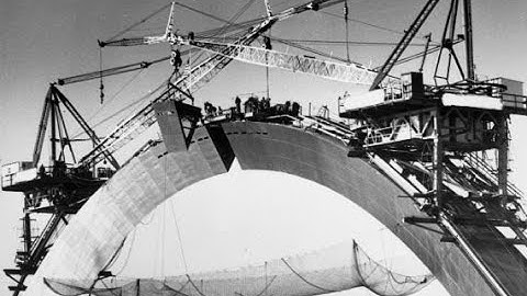 Construction of the Gateway Arch, St. Louis Documentary Film (1965)