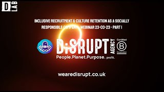 B Corp Webinar 23 - 🚀 Inclusive Recruitment & Culture Retention as a Socially Responsible Company P1
